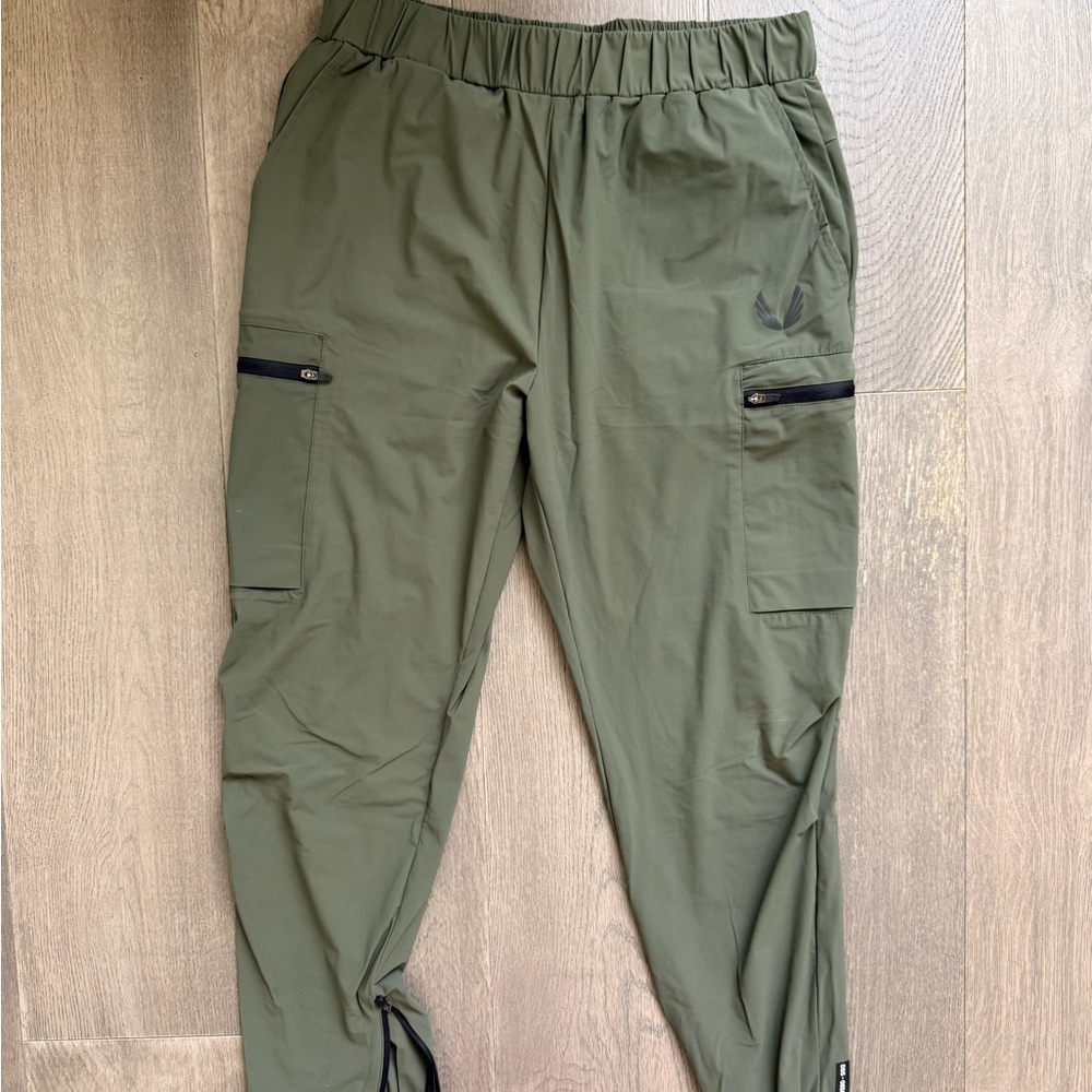 ASRV Green Sweatpants Relaxed Fit Joggers